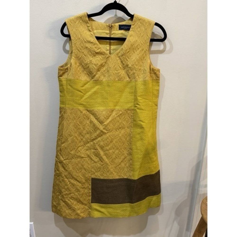 vintage Piazza Sempione sleeveless shift dress Size 42 US 12-14 Linen - Picture 2 of 12